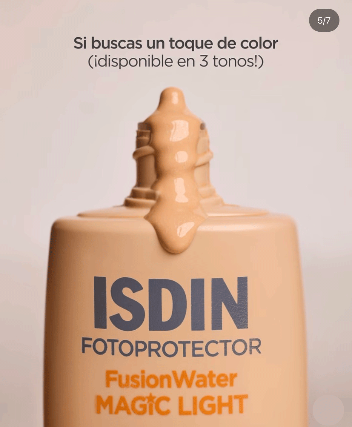 ضدافتاب فیوژن واتر مجیک مدیوم spf50