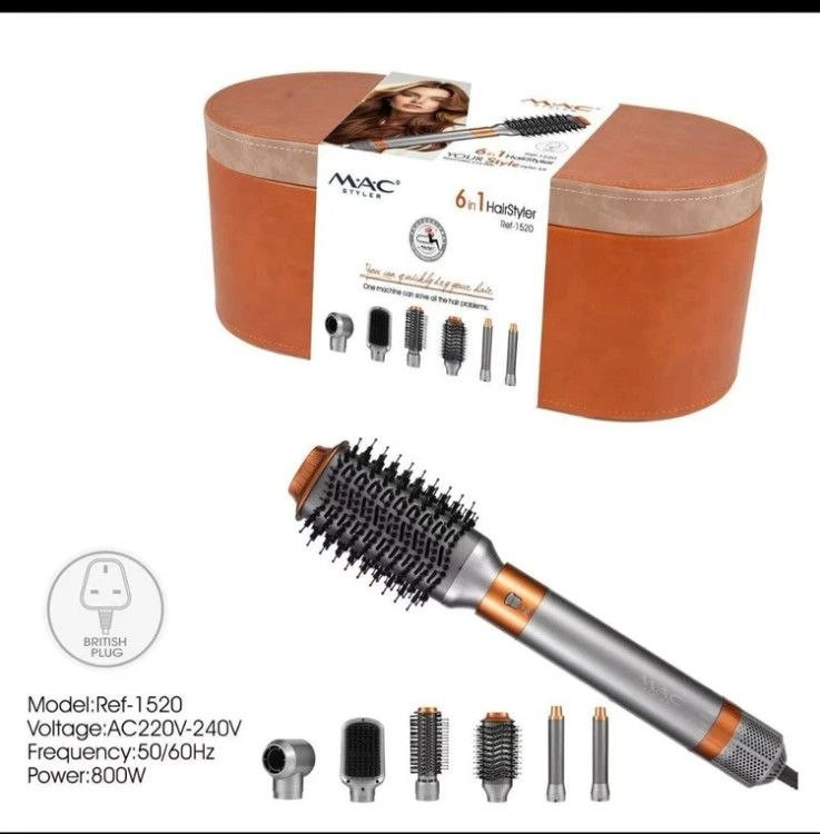 ست سشوار چندکاره و حالت‌دهنده حرفه‌ای مک استایلر (MAC Styler) مدل MC-1520